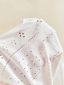 SHEIN 10pcs/Set Baby Girl Blue And White Elegant, Cute Daily Casual Gift Box Outfits For Spring/Summer - Multicolor - View 5