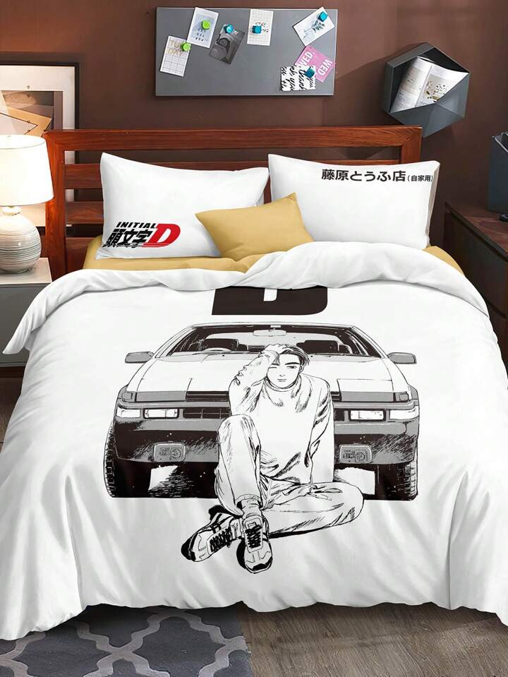 頭文字D イニシャルD 布団　ベッド　敷きパッド 頭文字D イニシャルD 布団 ベッド 敷きパッド