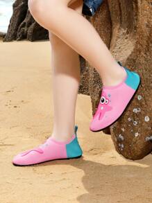 Spring/Summer Children's Soft, Comfortable, Breathable, Quick-Drying Swimming Shoes Suitable For Indoor/Beach/Hotel Scenes, Fashionable Starfish Cartoon Printed Jelly Sandals
