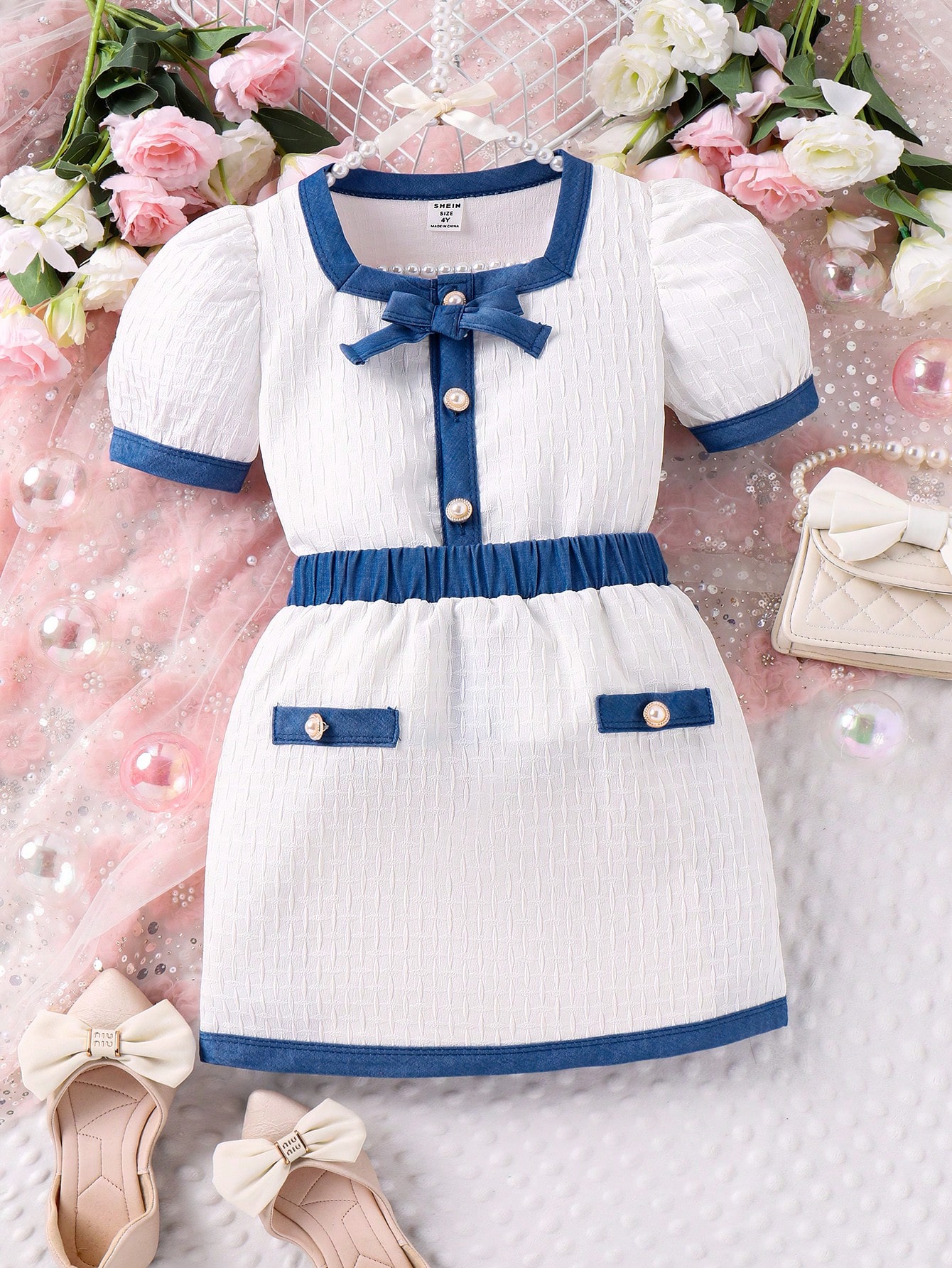 Jacket top & skirt set