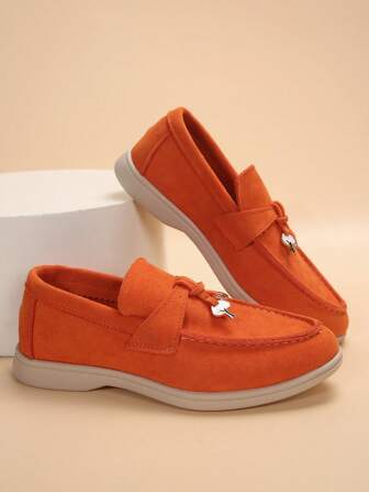 2025 Autumn Women's Comfortable Slip-On Loafers In Oversized British Style