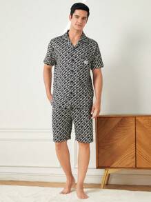 Men'S Digital Printing Pajama Set - Multicolor - View 3