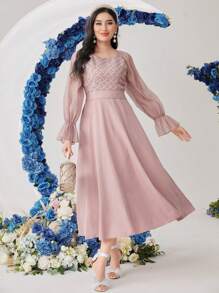 Modelyn Women'S Elegant Style Dress - Pink - View 1