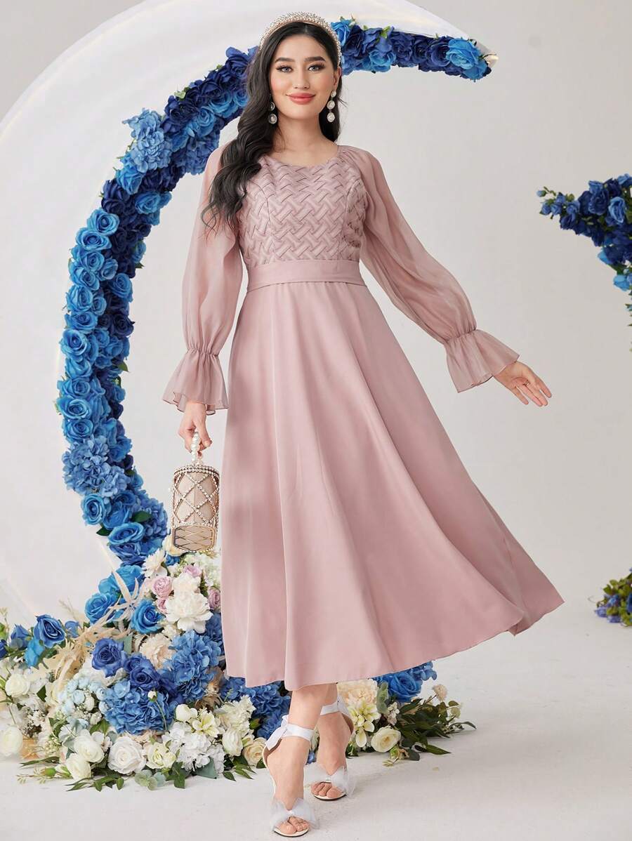 Modelyn Women'S Elegant Style Dress - Pink - View 1