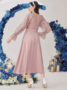 Modelyn Women'S Elegant Style Dress - Pink - View 2