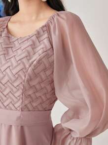 Modelyn Women'S Elegant Style Dress - Pink - View 8