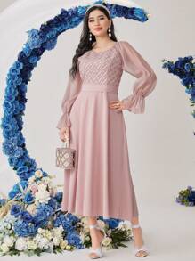 Modelyn Women'S Elegant Style Dress - Pink - View 3