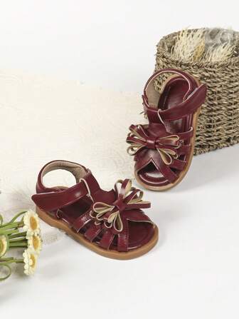 Nuevas Sandalias De Verano Para Bebé Con Suela Suave Antideslizante E Impermeable, Superficie Suave Hueca Y Lindo Diseño Floral Para Un Uso Cómodo