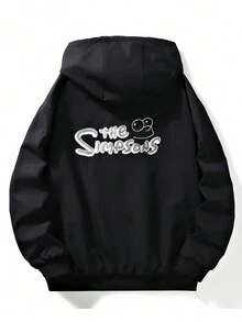 男士双面穿夹克，春秋季，休闲透气 - 灰色 - 查看 5