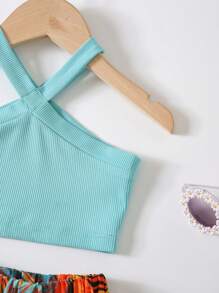 Conjunto De Ropa De Dos Piezas Para Niñas Pequeñas - Multicolor - Ver 4