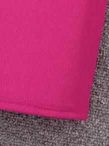 SHEIN Vestido Para Niña Preadolescente Con Cuello Redondo Casual Y Manga Con Capas Para Uso Diario