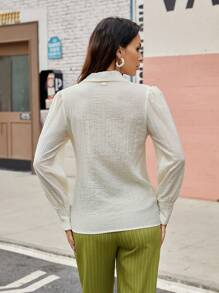 Aveloria Ladies' Solid Color Long Sleeve Shirt