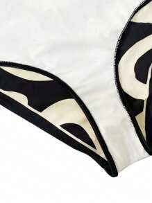 Swim Oasis 大碼印花一件式泳衣,配有包裹外套2件套/套裝,適用於嘉年華 - 彩色 - 查看 7