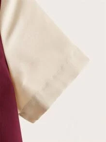 SHEIN Chàng trai trẻ Giải trí Quý ông Khối màu Áo sơ mi - Nhiều màu - Xem 4