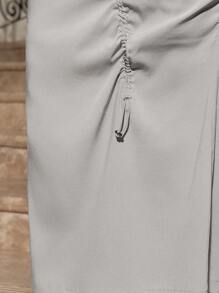 灰色百褶裙 - 灰色 - 查看 5