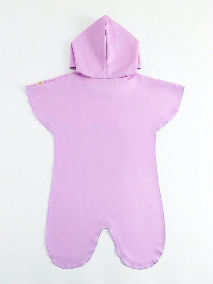 Tween Girls' Floral Print Hooded Sweatshirt