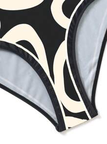 Swim Oasis 大碼印花一件式泳衣,配有包裹外套2件套/套裝,適用於嘉年華 - 彩色 - 查看 8