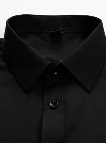 Manfinity Homme Men Embroidered Western Style Graphic Short Sleeve Shirt, For Hunting, Cowboy, Husband