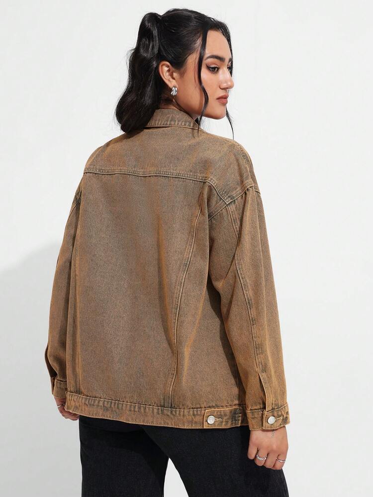 Women's Vintage Distressed Denim Jacket