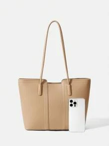 BizChic Của phụ nữ Túi tote - Màu Khaki - Xem 6