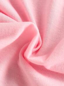 SHEIN 5 st/set bekväma och minimalistiska linnen för babyflickor, vår/sommar - Multifärgad - Visa 7