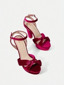 CUCCOO CHICEST Fashionable Women'S Christmas Platform High-Heeled Sandals