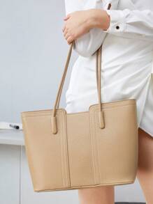 BizChic Của phụ nữ Túi tote - Màu Khaki - Xem 2