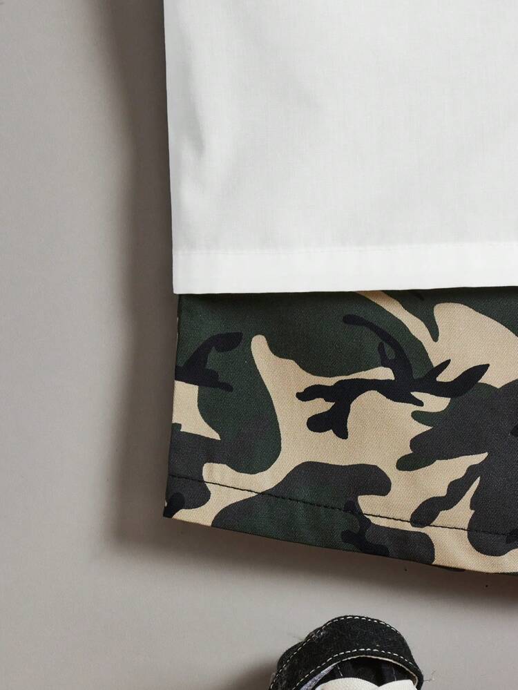 Baby Boy Camouflage Casual Gentleman Clothing Set