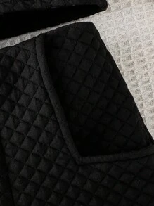 女寶寶夏季休閒街頭風格甜美套裝 - 黑色 - 查看 6