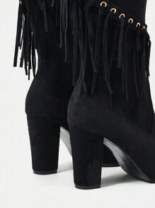 Women'S Knee-High Boots, Black