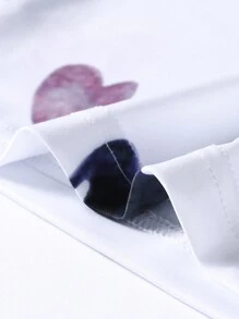 Men'S Heart Print Boxer Shorts - White - View 10