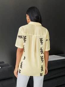 GENKIRA Women's Random Printed Shirt - Multicolor - View 2
