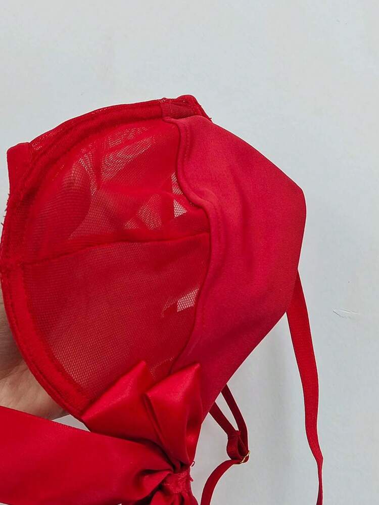 Ensemble de lingerie sexy pour femmes (avec armatures, haut et culotte) (festival de musique)