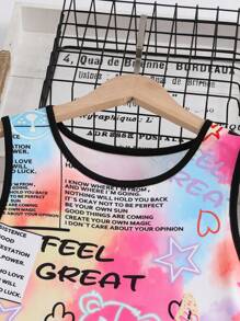 Vestido De Verano Assimétrico Para Niñas Con Estampado Floral - Blanco - Ver 3