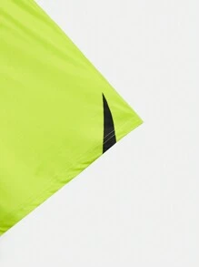 SHEIN Cậu bé Tween Lá thư In Phù hợp Thể thao Áo thun Quần short Quần áo thể thao Bộ - màu xanh lá - Xem 10