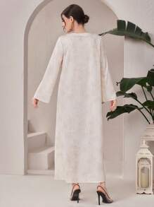 Al Najma 印花拼接連衣裙 - 彩色 - 查看 2