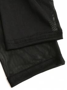 SHEIN Unity Vestido De Cuello Redondo Plisado De Moda De Talla Grande - Albaricoque - Ver 4