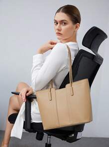 BizChic Của phụ nữ Túi tote - Màu Khaki - Xem 1
