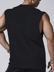 Manfinity Sport Corelite Men's Letter Printed Sports Tank Top Workout Tops