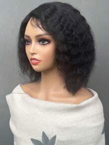 Bên Phần Tóc giả tóc người Ren Ngắn Làm thẳng tóc quăn Bob Tóc giả Glueless Làm bằng máy Chân tóc tự nhiên Với Mái Tóc Em Bé 100% Con người Tóc giả - SNatural - Xem 3