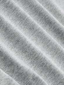 Flirla 大尺碼女用荷葉邊修身半身裙 - 灰色 - 查看 5