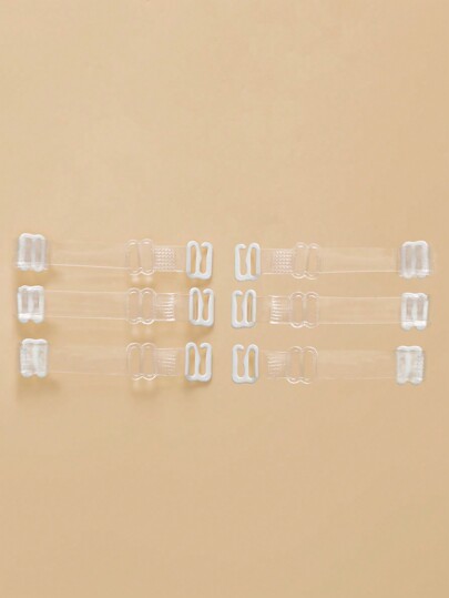 حمالات صدرية شفاف - 3 أزواج