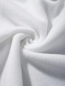 SHEIN EZwear Women'S Leopard Print Sweatshirt And Joggers Set - White - View 4