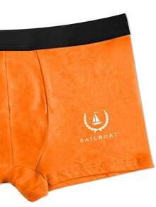 7入組多種顏色男士字母印花內褲 - 彩色 - 查看 3