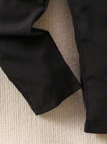 SHEIN Young Girls' Floral Printed Cap Sleeve Top And Pants Set