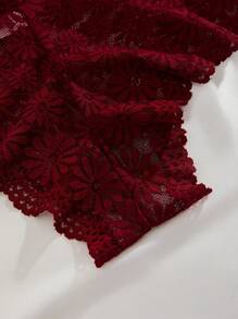 Panties De Encaje De Color Sólido Para Mujer - Multicolor - Ver 5