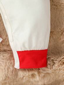 2024年新年嬰兒女裝跳躍衣,1歲新年印花,極簡休閒時尚,適用於秋冬季節 - 彩色 - 查看 5