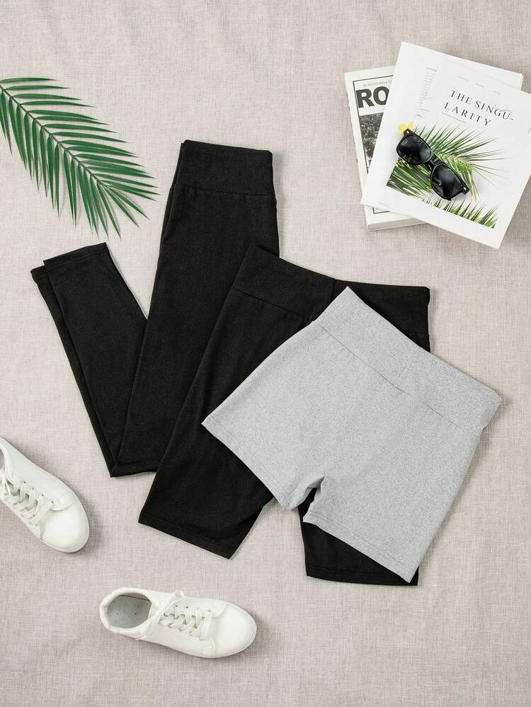 3pcs/Set Basic Leggings Set Fall Cloth For Women