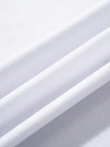 Men's Angel Printed Drop Shoulder T-Shirt - White - View 3