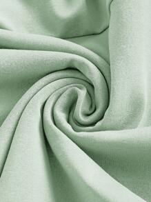 SHEIN MOD 針織露背連身修身女裝連衣裙 - 薄荷綠 - 查看 4